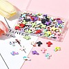 120Pcs 13 Colors Dyed Synthetic Turquoise Beads Sets G-FS0005-84-9