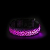 Adjustable Polyester LED Dog Collar MP-H001-A18-6