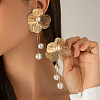 Chic 3D Flower Zinc Alloy Stud Earrings CN5092-7-1