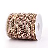 Iron Rhinestone Cup Chains CH-T006-04G-11-2