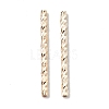 Rack Plating Brass Straight Tube Beads KK-WH0061-03C-G-2