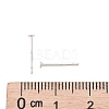 925 Sterling Silver Flat Pad  Stud Earring Findings STER-K167-045A-S-4