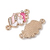 Alloy Enamel Connector Charms ENAM-I054-03B-2