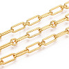 Brass Oval Link Chains CHC-T018-36G-1