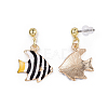 (Jewelry Parties Factory Sale)Alloy Dangle Stud Earrings EJEW-G148-18G-01-1
