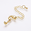 Long-Lasting Plated Brass Chain Extender X-KK-F711-11G-1