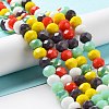 Glass Beads Strands EGLA-A034-M8mm-43-1