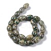 Tibetan Style dZi Beads Strands TDZI-E005-01L-4