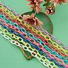 11 Colors Acrylic Opaque Cable Chains PACR-CJ0001-12-4