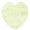 Heart Shaped Plastic Packaging Yinyang Zip Lock Bags OPP-D003-02A-1