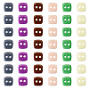80Pcs 2-Hole Porcelain Buttons PORC-PJ0001-02C-3