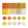 8500Pcs 10 Style Glass Seed Beads SEED-YW0001-80F-1