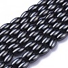 Magnetic Synthetic Hematite Beads Strands IM6x12mm501-1