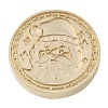 Christmas Series Wax Seal Brass Stamp Head LS-AJEW-M037-01G-17-2