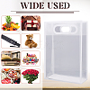 12Pcs Rectangle Plastic Gift Bags ABAG-SP0001-07E-5