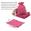Printed Cotton Packing Pouches Drawstring Bags ABAG-T004-10x14-22A-2