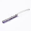 Platinum Plated Alloy French Hair Barrettes PHAR-T003-01C-3