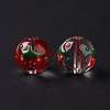 Transparent Glass Beads LAMP-B021-03B-14-4