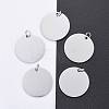 Anti-Tarnish 304 Stainless Steel Pendants STAS-I311-32H-P-2