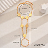 Elegant Middle Eastern Style Brass Finger Ring Bracelets for Women MD7031-2