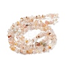 Natural Cherry Blossom Agate Chips Beads Strands G-D0002-A15-1-4
