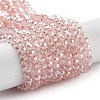 Electroplate Transparent Glass Beads Strands EGLA-A035-T3mm-A20-1