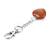 Natural Red Aventurine Keychain G-S299-133H-2