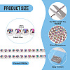 5Yards Alloy Glass Rhinestone Cup Chains AJEW-TA0002-63-4
