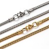 304 Stainless Steel Snake Chains Bracelets BJEW-O091-06-1