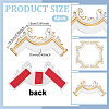 PVC Carved Self-adhesion Applique FIND-WH0149-22B-2