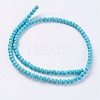 Synthetic Turquoise Beads Strands G-E456-45A-4mm-2
