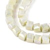Anti-Tarnish Electroplate Glass Beads Strands GLAA-T025-4mm-10D-3