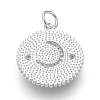 Brass Micro Pave Cubic Zirconia Pendants KK-O113-04P-A-2
