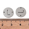 Non-Tarnish 201 Stainless Steel Hollow Flat Round Links FIND-R149-03L-P-3