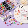 588Pcs 13 Styles Geometric & Star & Heart & Flower Acrylic Beads DIY-FS0002-04-4