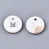 Natural Freshwater Shell Pendants X-SHEL-Q018-01A-M-P-2