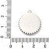 304 Stainless Steel & Rhinestone Pendants STAS-G371-09G-02P-3