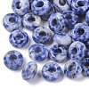 Natural Blue Spot Jasper European Beads G-Q503-09-1