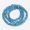 Electroplate Glass Beads Strands EGLA-A034-T3mm-I04-2