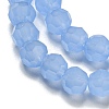 Imitation Jade Glass Beads Stands X-EGLA-A035-J4mm-D03-5