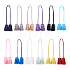 12Pcs 12 Color Double-end Velvet Tassels Pendant DIY-GN0001-10-1