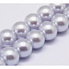 Eco-Friendly Dyed Glass Pearl Round Bead Strands X-HY-A002-6mm-RB004-1