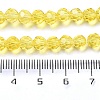 Transparent Glass Beads EGLA-A035-T6mm-D03-5