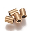 Ion Plating(IP) 304 Stainless Steel Tube Beads STAS-L216-23C-G-1