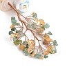 Natural Green Aventurine Chips Tree of Life Decorations DJEW-B013-03E-2