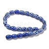Blue Tibetan Style dZi Beads Strands TDZI-NH0001-C06-01-3
