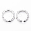 Tarnish Resistant 304 Stainless Steel Split Key Rings STAS-P177-2.1x30mm-P-1