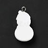 Christmas Opaque Resin Pendants RESI-G043-A02-4