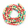 Handmade Polymer Clay Beads Strands CLAY-N008-057-01-2
