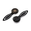 Alloy & Iron Bookmark Cabochon Settings PALLOY-N184-07AB-2